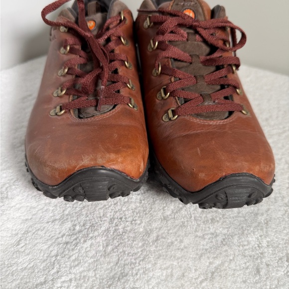 Merrell Women's Brown Leather Hiking Shoes Size 9 - Picture 2 of 7